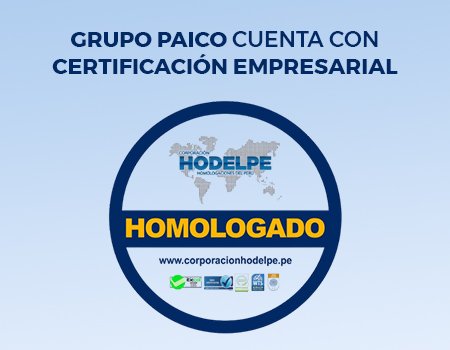 Certificación empresarial HODELPE  PERÚ